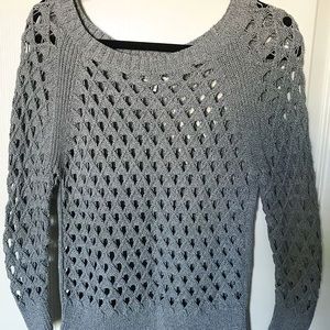 American Eagle grey knit sweater